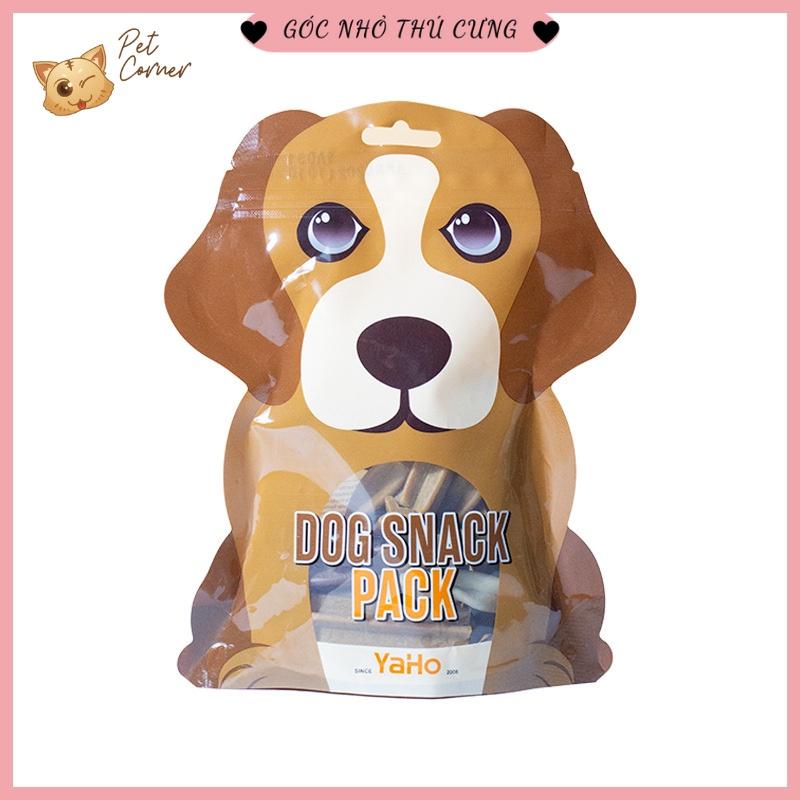 Bánh thưởng làm sạch răng, xương gặm thơm miệng cho chó Dog Snack Pack Yaho (Túi 120gr)