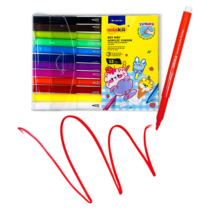 Hộp 36 Bút Màu Colokit Acrylic Junior ACM-C035