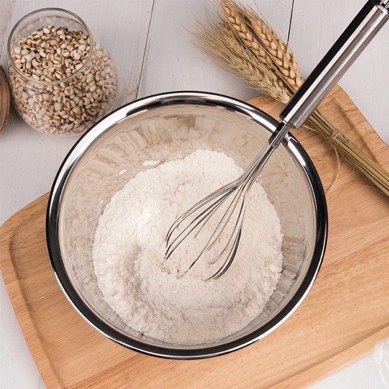 Âu Trộn Bột Tô Thố Bowl Bát Trộn Mặt Nạ Làm Bánh Bằng Inox Chất Lượng Cao - BOWL