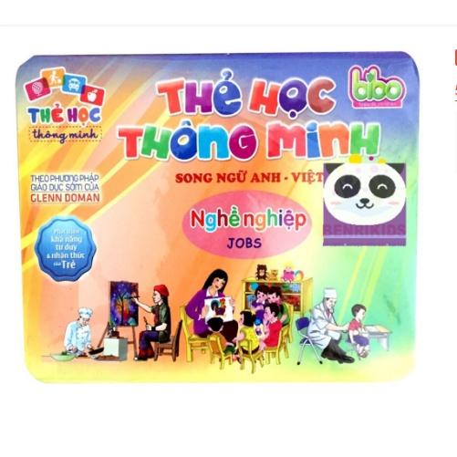 Thẻ học thông minh song ngữ bibo - đồ chơi thông minh flashcard anh việt giúp bé khám phá thế giới xung quanh