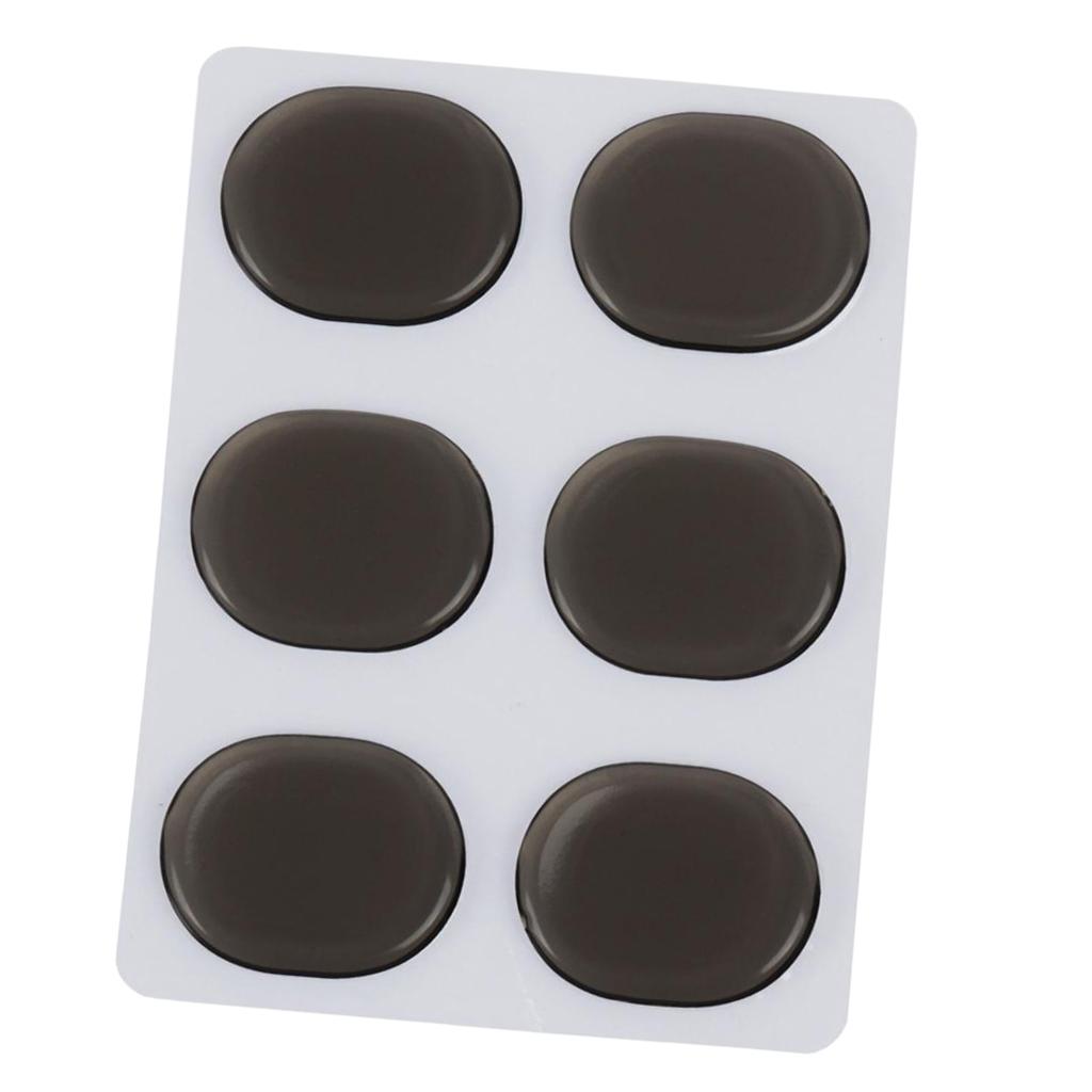 6Pcs Drum Set Practice Pads Drum Replacement Parts for Drum Lovers Coffee