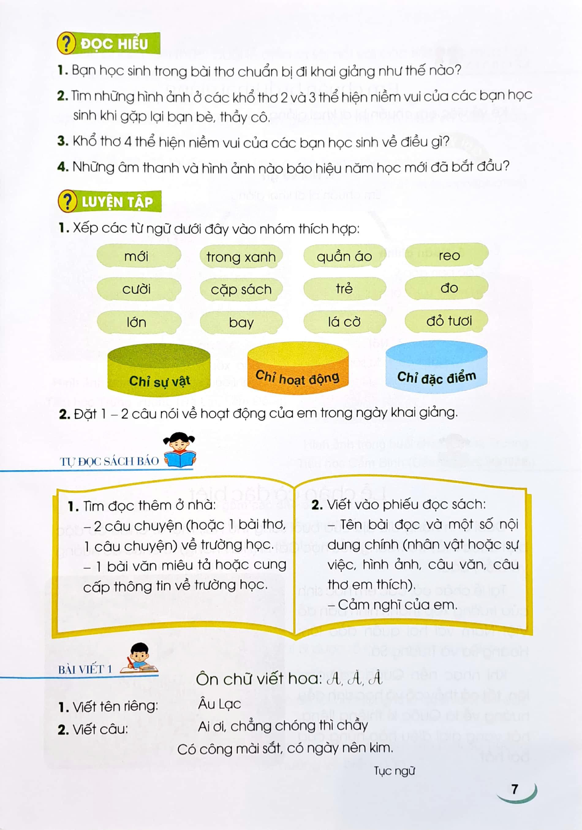 Tiếng Việt 3 - Tập 1 (Cánh Diều) (2023)