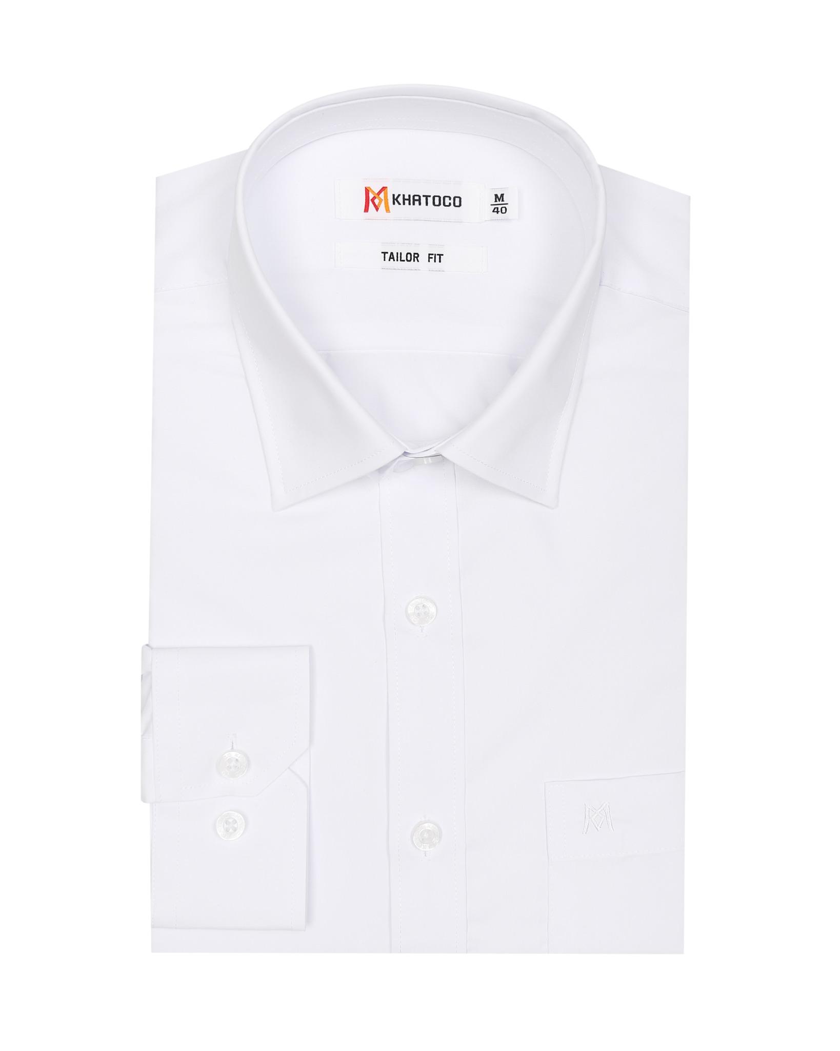 Áo sơ mi nam KHATOCO Tailor Fit dài tay A1MD320T1-CNTR012-2708-D