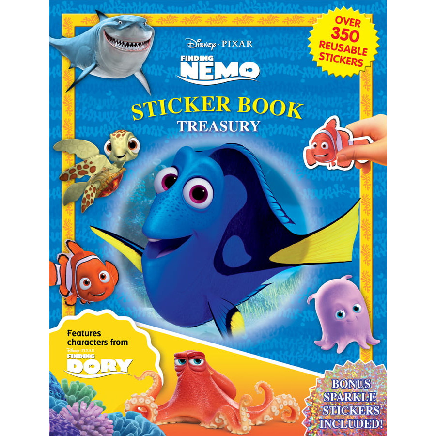 Disney Finding Nemo &amp; Dory Sticker Book Treasury