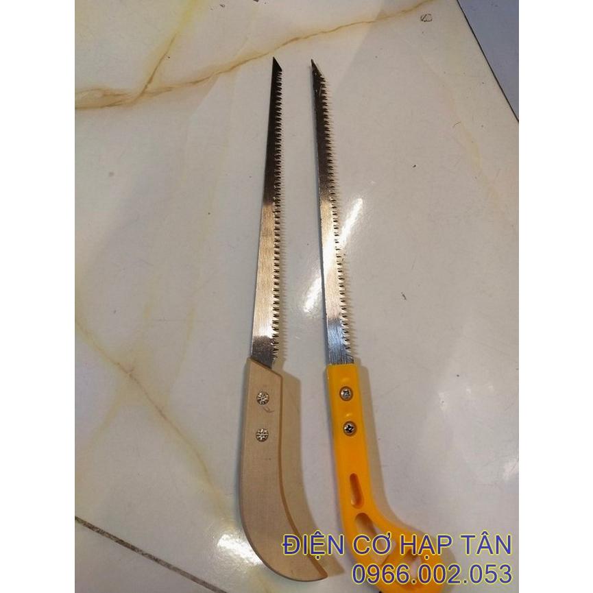 Cưa gỗ cầm tay cán nhựa vàng 225mm, CẮT CÂY MINI CẦM TAY Cưa thạch cao -