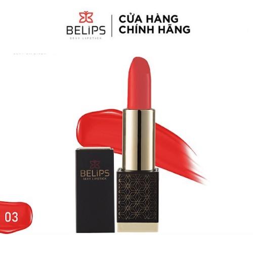 Son thỏi lì màu Đỏ Ruby First Time Belips Sexy Lipstick (3,7G)