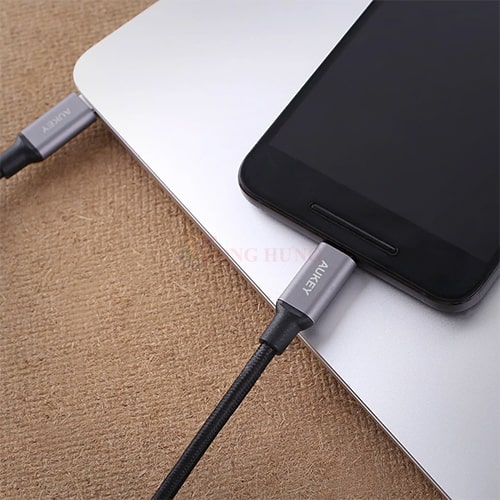 Cáp USB Type-C to Type-C Aukey 1m CB-CD5 - Hàng chính hãng