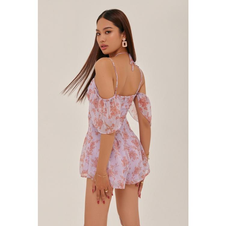 Nene Clothing - Playsuit hoa tím