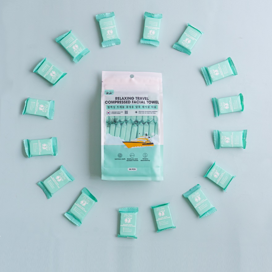 Khăn Mặt Nén Dr.Sera Tiệt Trùng Đa Năng 30pcs
