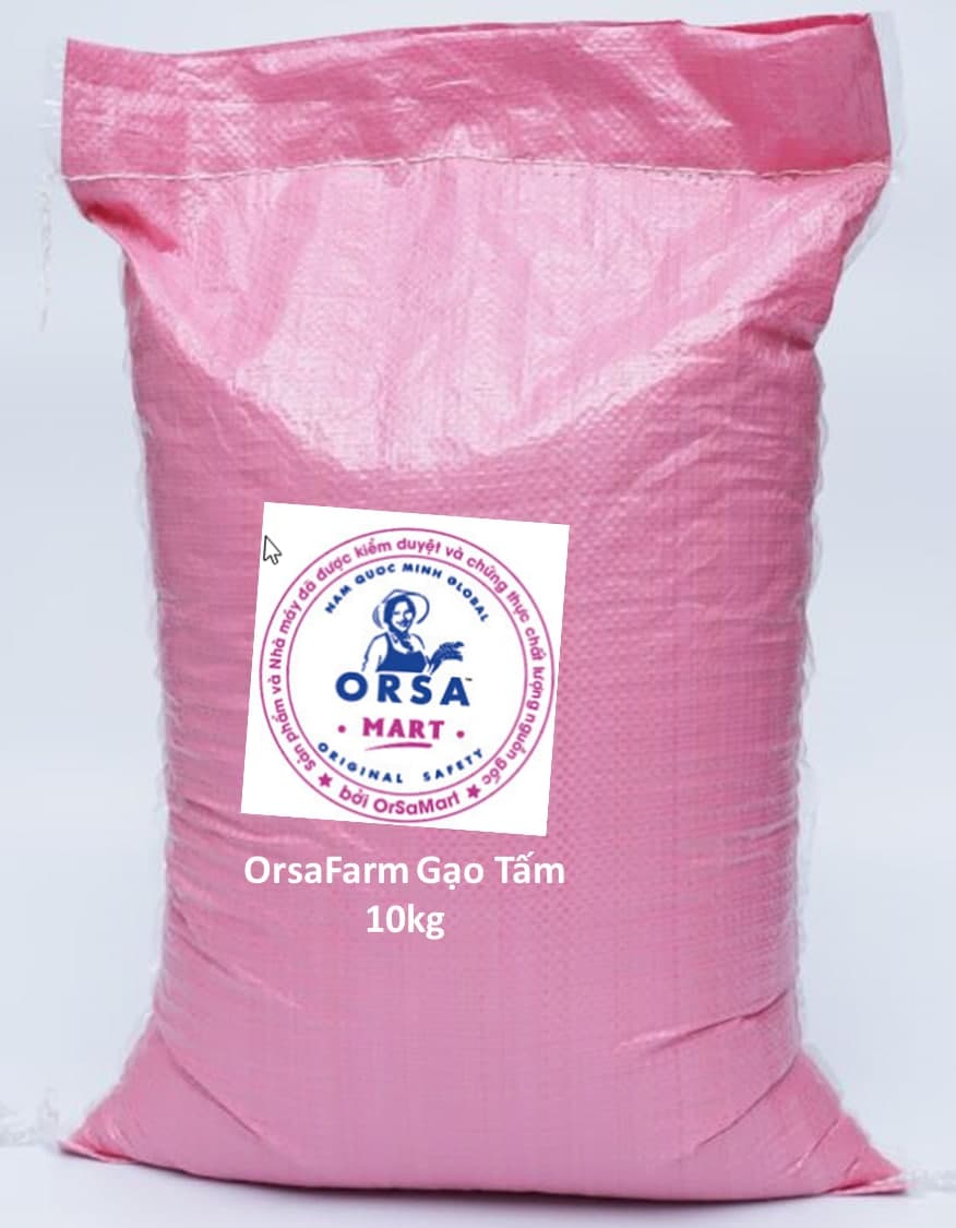 Orsafarm gạo tấm Thơm 5kg 10kg dùng cơm tấm sườn bì hoặc cháo sườn cho bé