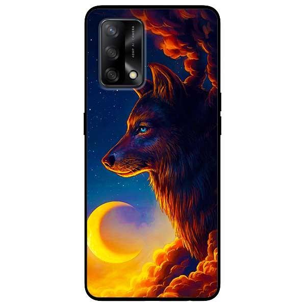 Ốp lưng dành cho Oppo A54 - A74 - A94 mẫu Sói Và Mặt Trăng
