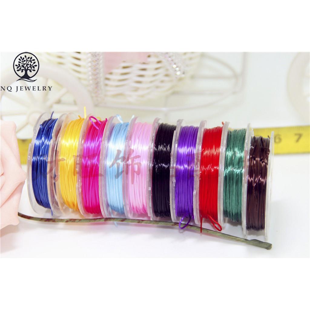 Cuộn cước thun , dây thun co giãn xỏ vòng cuộn mimi 10m