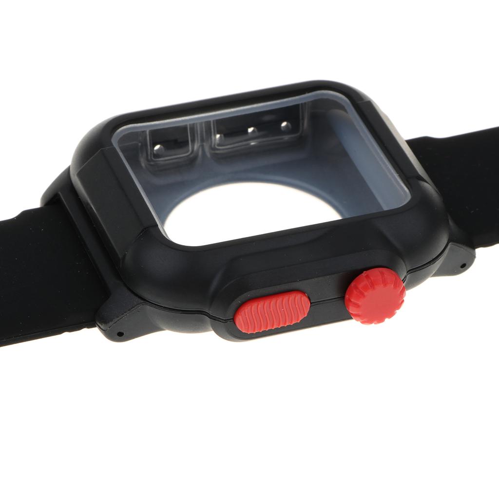 Waterproof Protective Case / Watch Band Strap Comfortable for iWatch Apple Watch Series 3/2/1 42mm