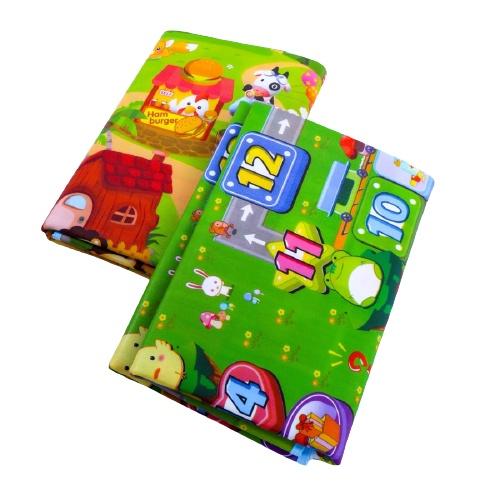 Thảm xốp Maboshi - Thảm chơi 2 mặt an toàn cho bé tâp bò No.101714
