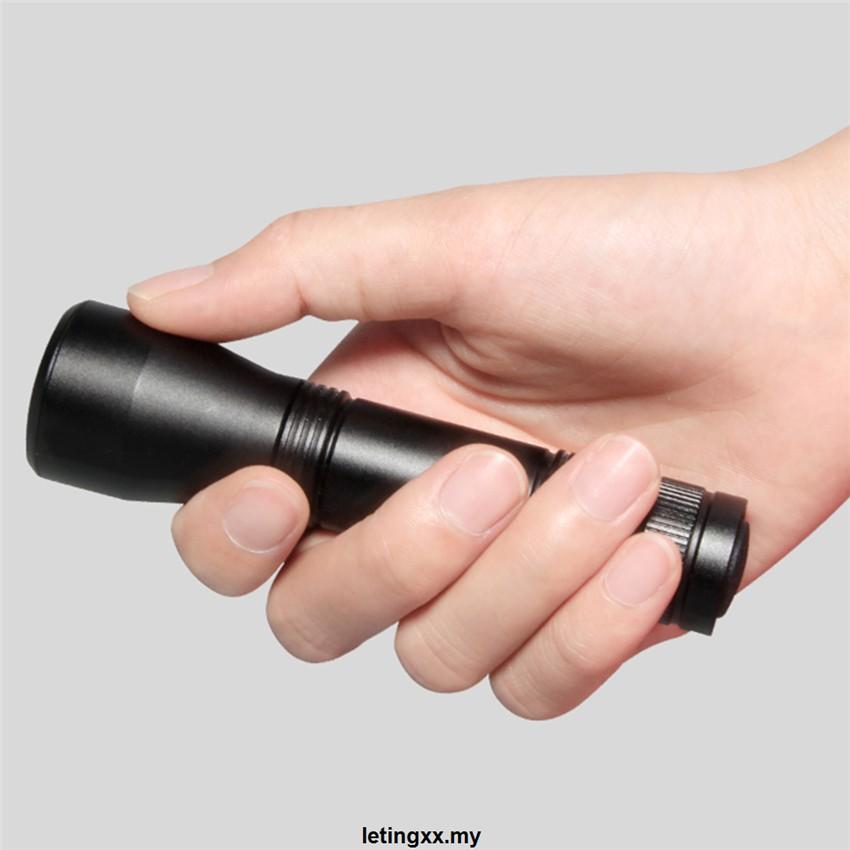Đèn Pin Tia Cực Tím 5 Chế Độ Tia Cực Tím 395nm Sử Dụng Pin 18650