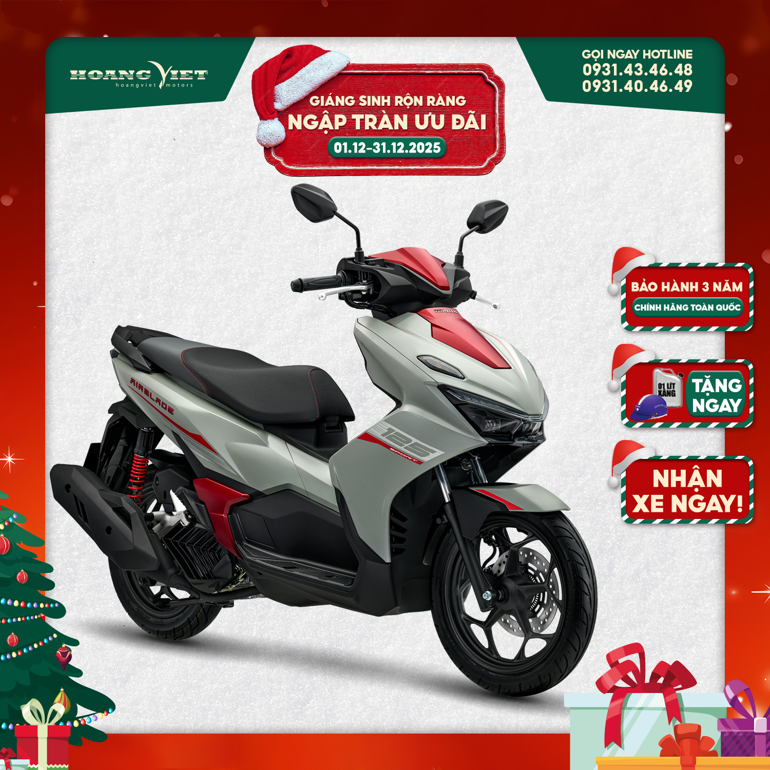 Xe máy Honda Air Blade 125cc 2026 - Phiên Bản Thể Thao