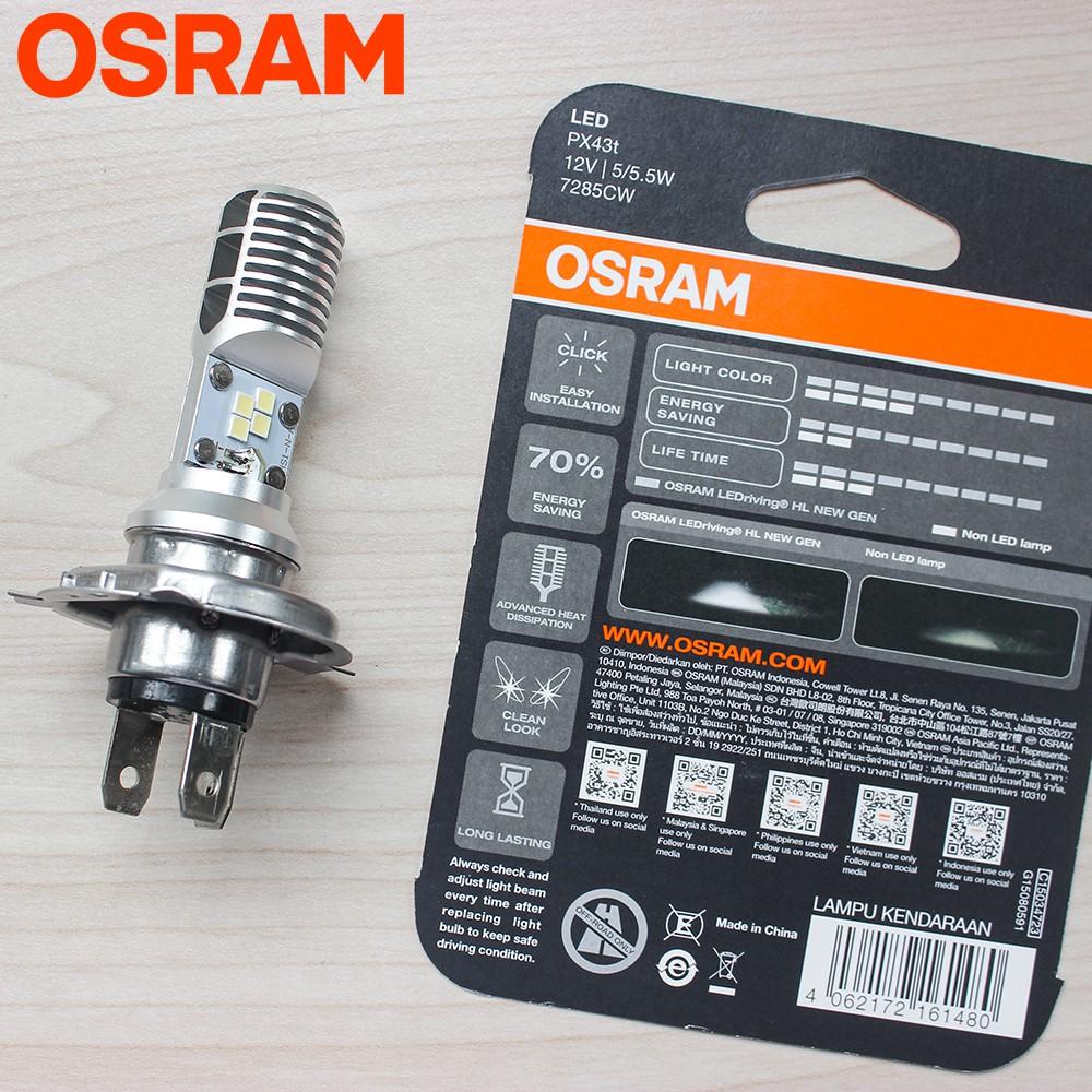 Bóng đèn LED OSRAM HS1 dành cho xe Air Blade, Wave RS, Future Neo, Exciter 135/150, Winner 150, Lead 125 tăng sáng trắng (7285CW)