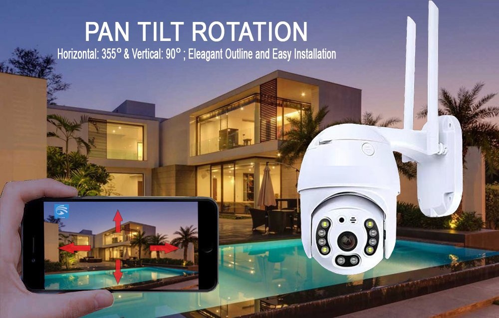 Camera IP Wifi Ngoài Trời Yoosee 1080P - Ban Đêm Có Màu - Đàm Thoại 2 Chiều - Hàng Nhập Khẩu