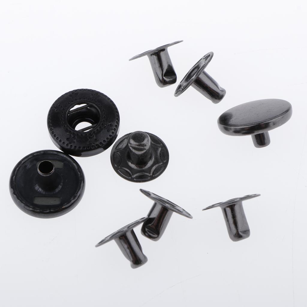 146 Bộ May Snap Ốc Vít Popper Báo Chí Đính Nút Da Dụng Cụ