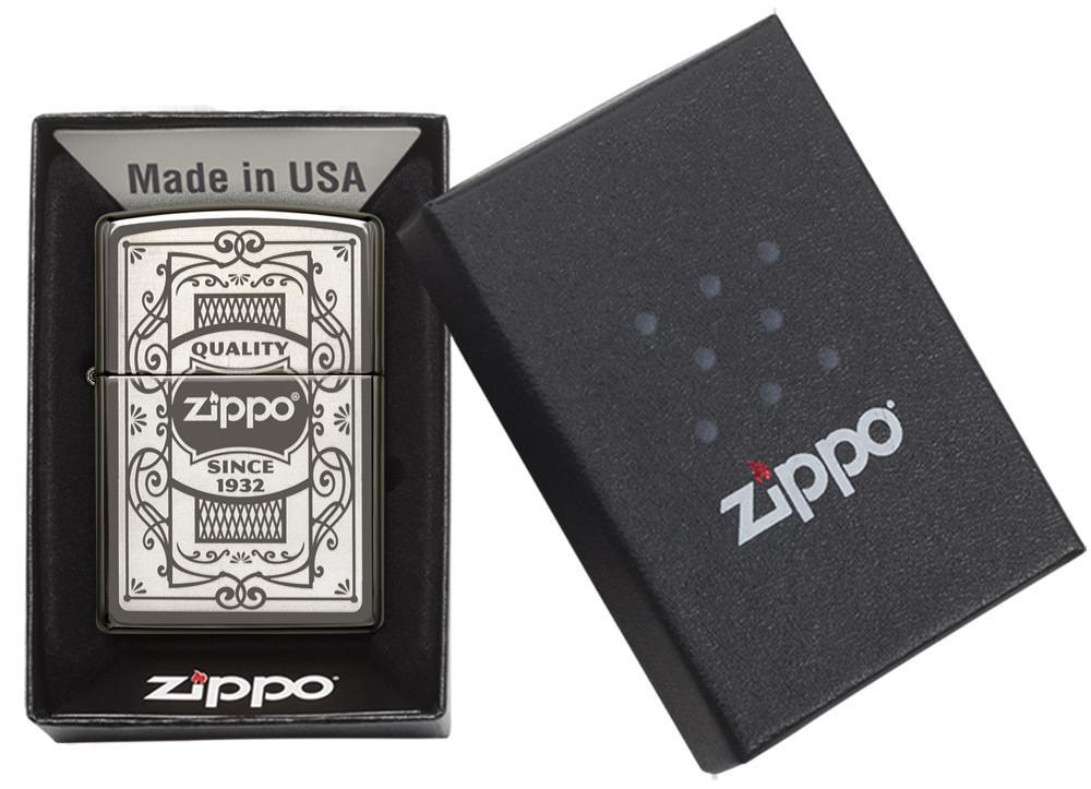 Bật Lửa Zippo Quality Zippo Black Ice 29425