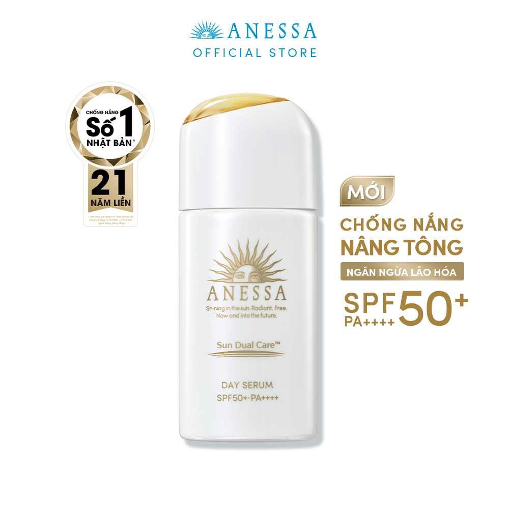 Serum chống nắng dưỡng da nâng tông Anessa Day Serum SPF50+ PA++++ 30ml