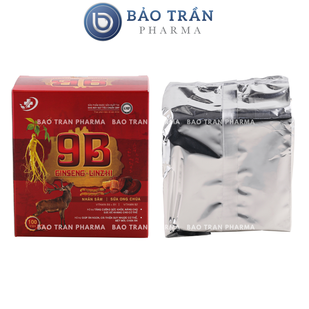 Vitamin 9B With Ginseng bổi bổ cơ thểm tăng cường sức đề kháng