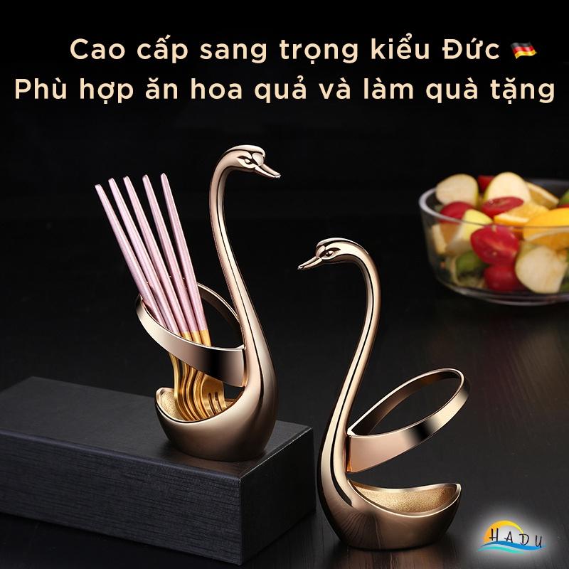 Dĩa Nĩa Ăn Hoa Quả Trái Cây Cute Dễ Thương Inox Cao Cấp 304 Đạt Chất Lượng Đức HADU