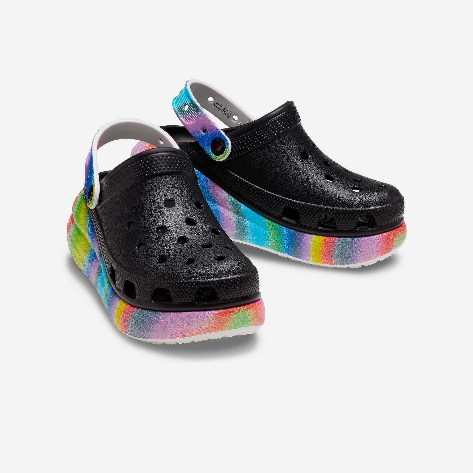 Giày nhựa unisex Crocs Classic Crush Spray Dye - 208057-0C4