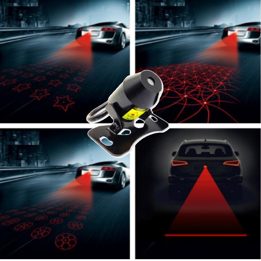 Đèn Laser Đuôi Ôtô Xe Máy Cảnh Báo An Toàn Cho Xe Sương Mù 206315 2 + Tặng 1 khăn lau đa năng .