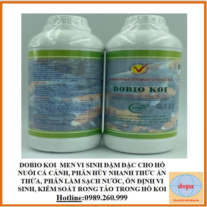 DOBIO KOI MEN VI SINH ĐẬM ĐẶC CHO HỒ NUÔI CÁ CẢNH, PHÂN HỦY NHANH THỨC ĂN THỪA, PHÂN LÀM SẠCH NƯỚC, ỔN ĐỊNH VI SINH, KI