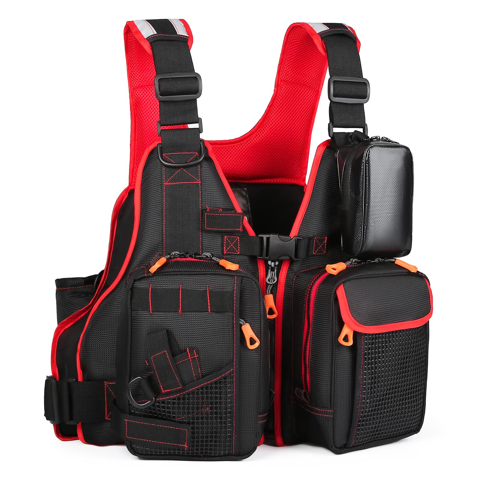 Áo Khoác Vest Cắm Trại Đi Bộ Câu Cá Thể Thao Ngoài Trời Nhiều Túi J45