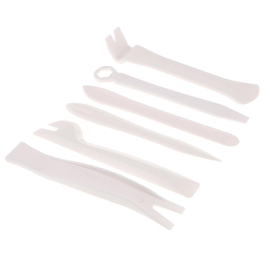 6Pcs Car Stereo Installation Kits Car Radio Removal Tool