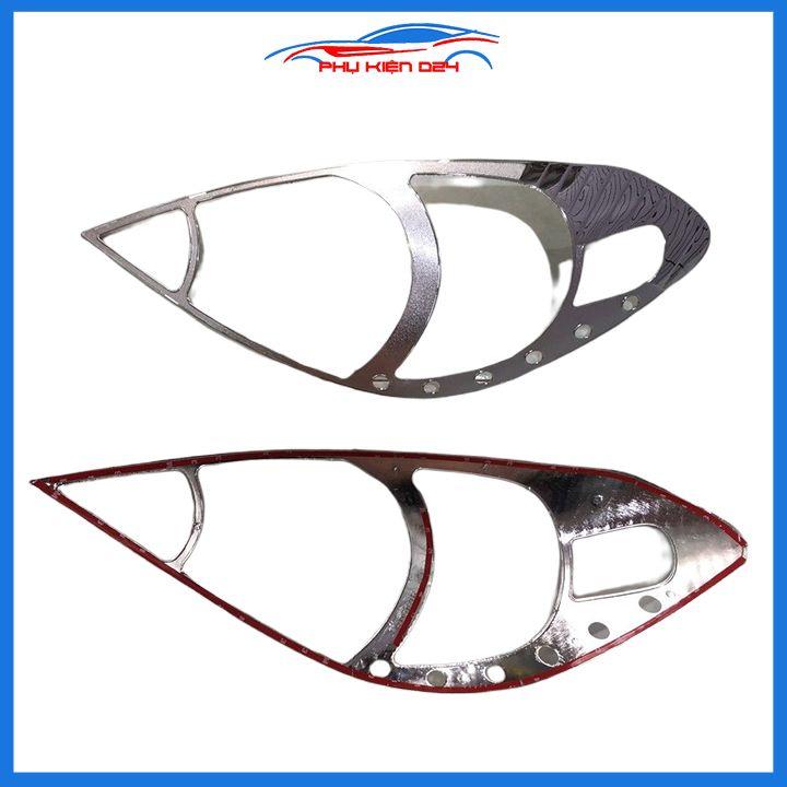 Ốp viền đèn pha hậu Innova 2006-2007-2008 mạ crom trang trí làm đẹp xe