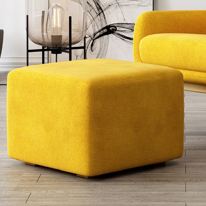 Ghế thư giãn đọc sách có ghế đôn gác chân phong cách Châu Âu sang trọng - Ghế sofa thư giãn, Ghế lười dựa lưng ngồi cafe ngắm cảnh decor đẹp