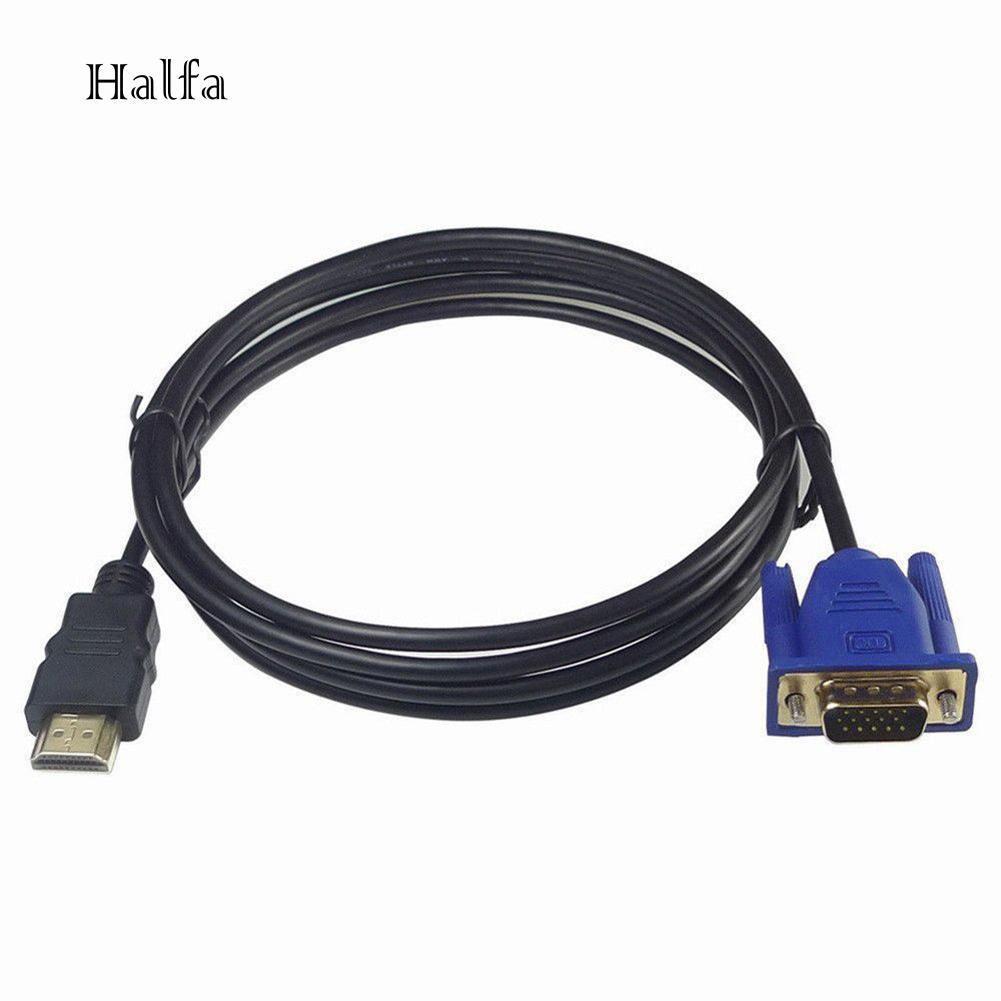 Dây Cáp Chuyển Đổi Đầu Cắm 1080P HDMI Sang Đầu VGA Cho HDTV/DVD