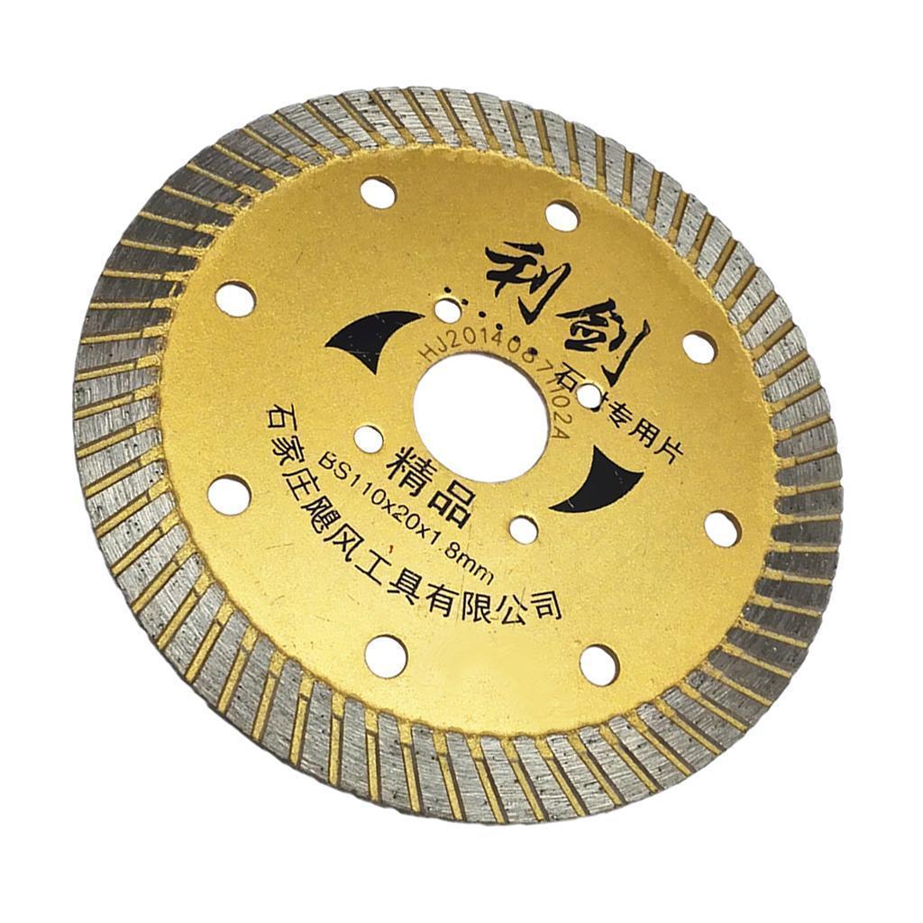 Concrete Diamond Saw Blade Continuous Rim for Cutting Tile Porcelain Stone