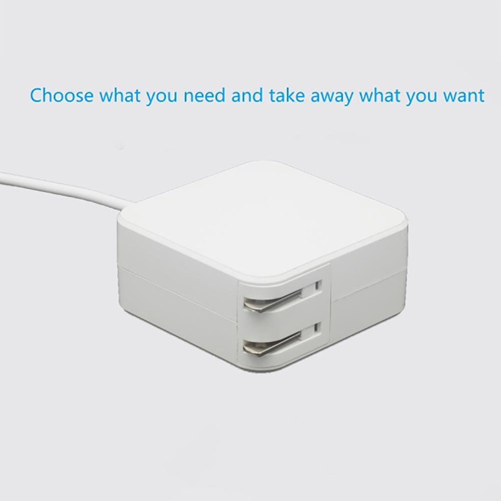 Bộ đổi nguồn AC DC 100V-240V 1.5A Type-C nhỏ gọn di động Thay thế cho đầu cắm MacBook nhỏ gọn di động Thay thế cho đầu cắm MacBook