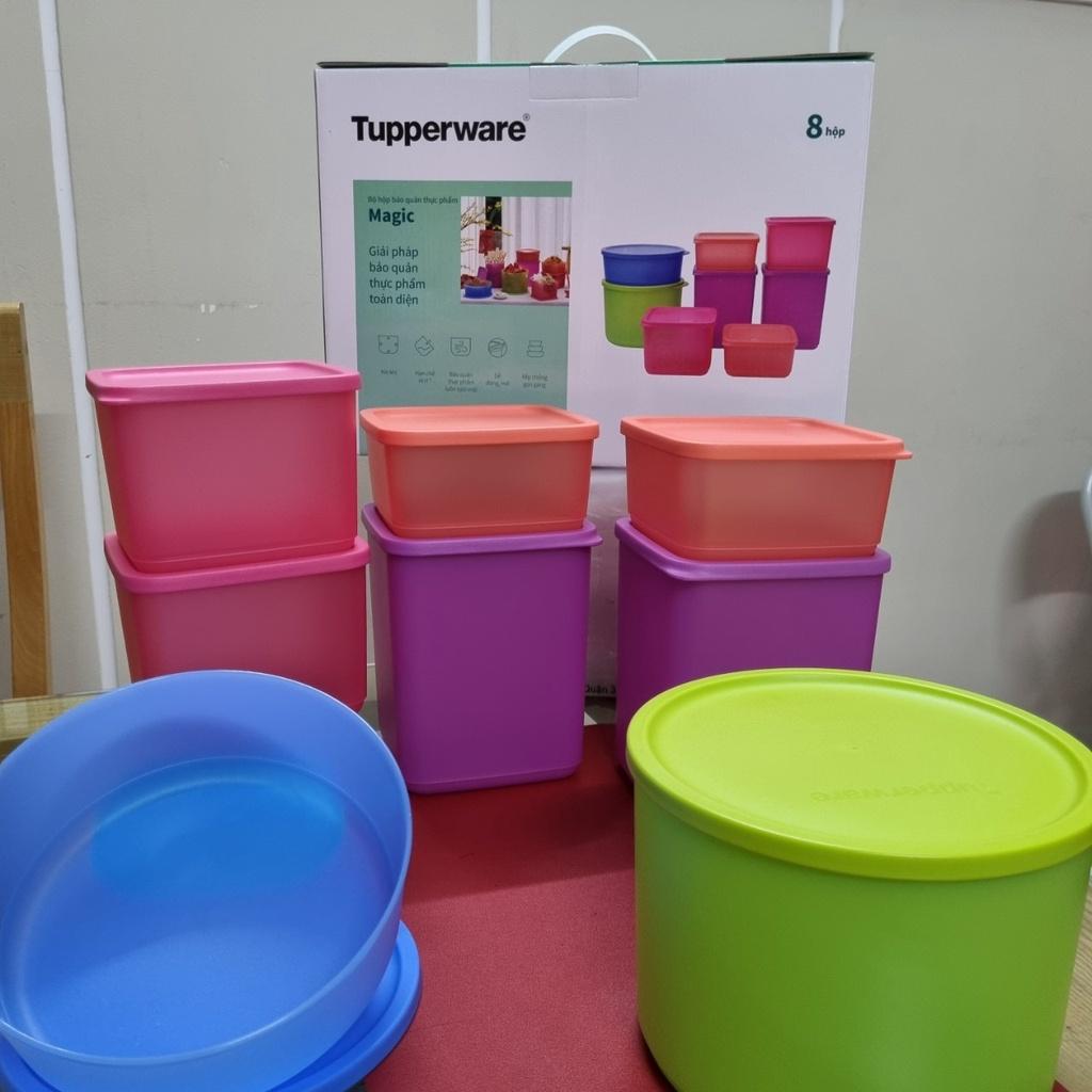 Bộ Hộp Trữ Mát MAGIC Tupperware Set 8 hộp