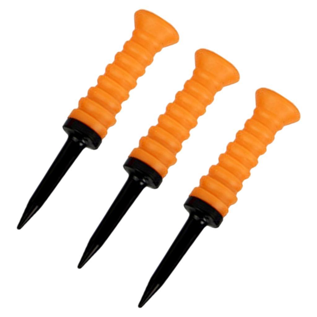 3x Elastic Golf Tees Durable Practice Tool Low Resistance 83mm Golf Tees Golf Accessories