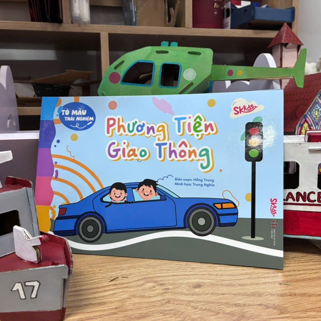 Sách - Tô Màu Trải Nghiệm - PHƯƠNG TIỆN GIAO THÔNG - SKIDS