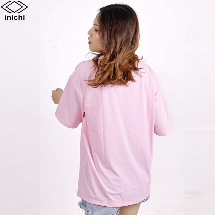 Áo thun INICHI unisex tay lỡ form rộng phong cách, in hình quả đào - IC649