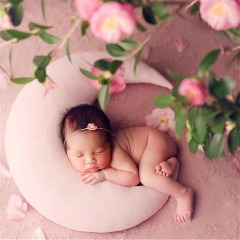 Sơ Sinh Đạo Cụ Chụp Ảnh Hình Mặt Trăng Gối 4 Sao Phù Hợp Với Nón Chụp Ảnh Bé Yêu Phụ Kiện Sáng Tạo Đạo Cụ Hàng Mới Về