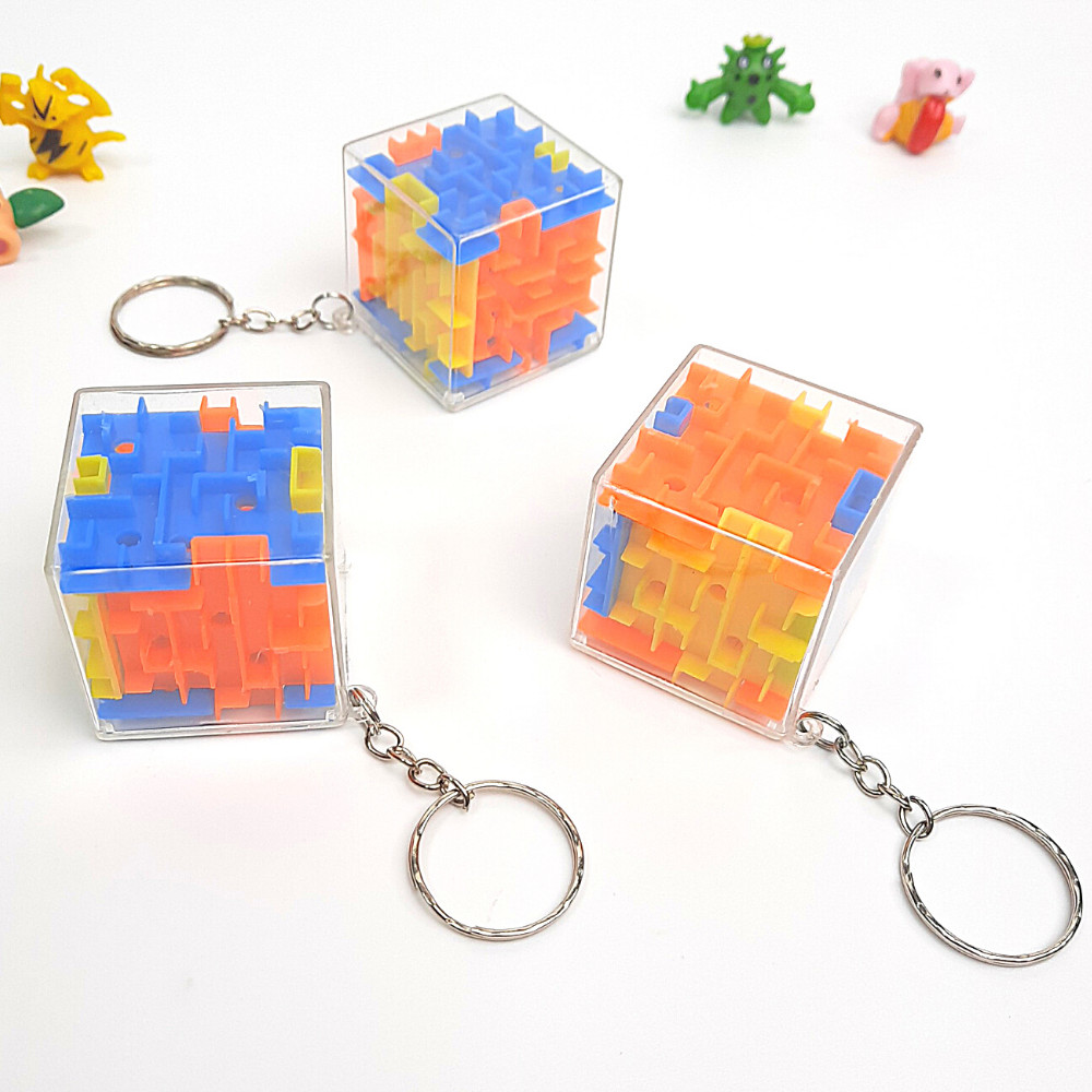 Combo 3 Móc Khóa Khối Lập Phương Rubik 3D Mê Cung Kỳ Diệu