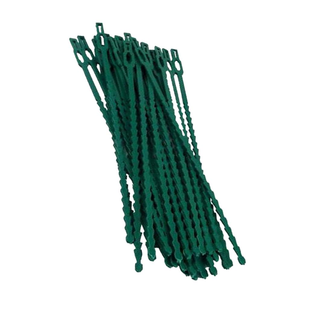 2x Garden Plants Tie Reusable Plastic Ties Tree Climbing Aid Garden Tie 23CM