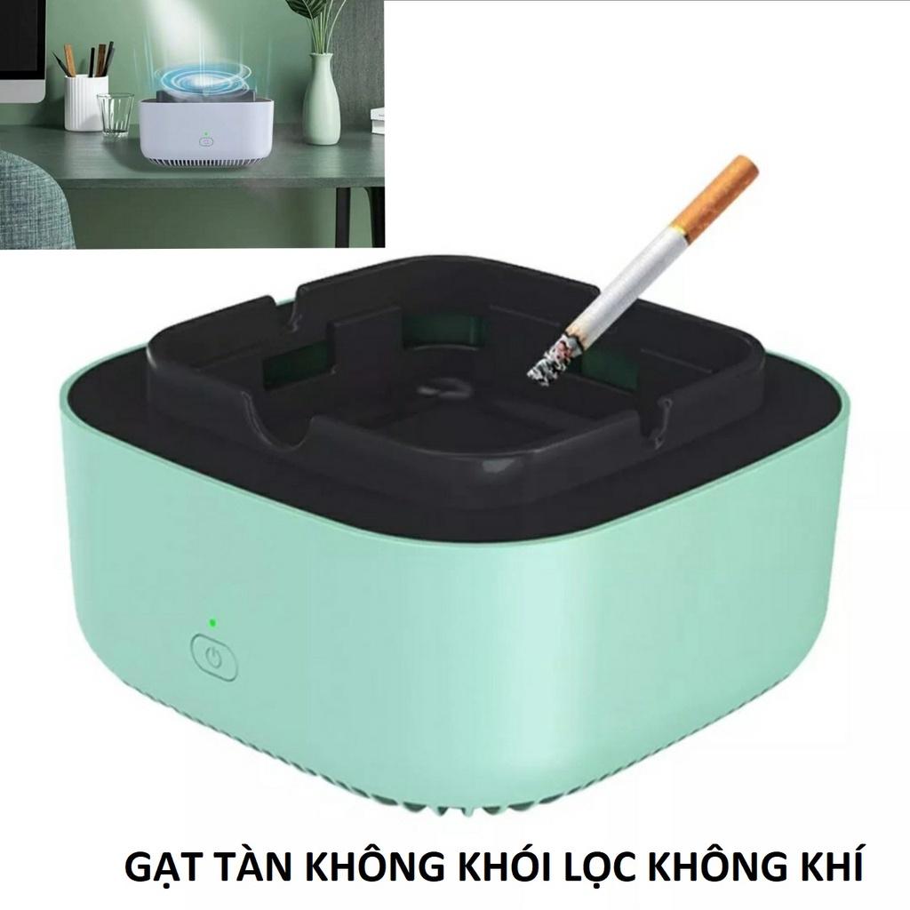 Gạt tàn không khói khử mùi lọc không khí ion âm hút khói tự động mẫu mới loại tốt