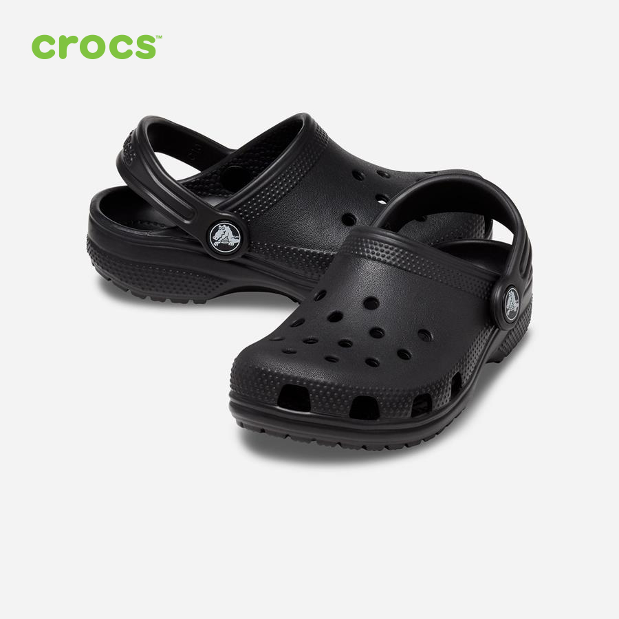 Giày lười trẻ em Crocs FW Classic Clog Toddler Black - 206990-001
