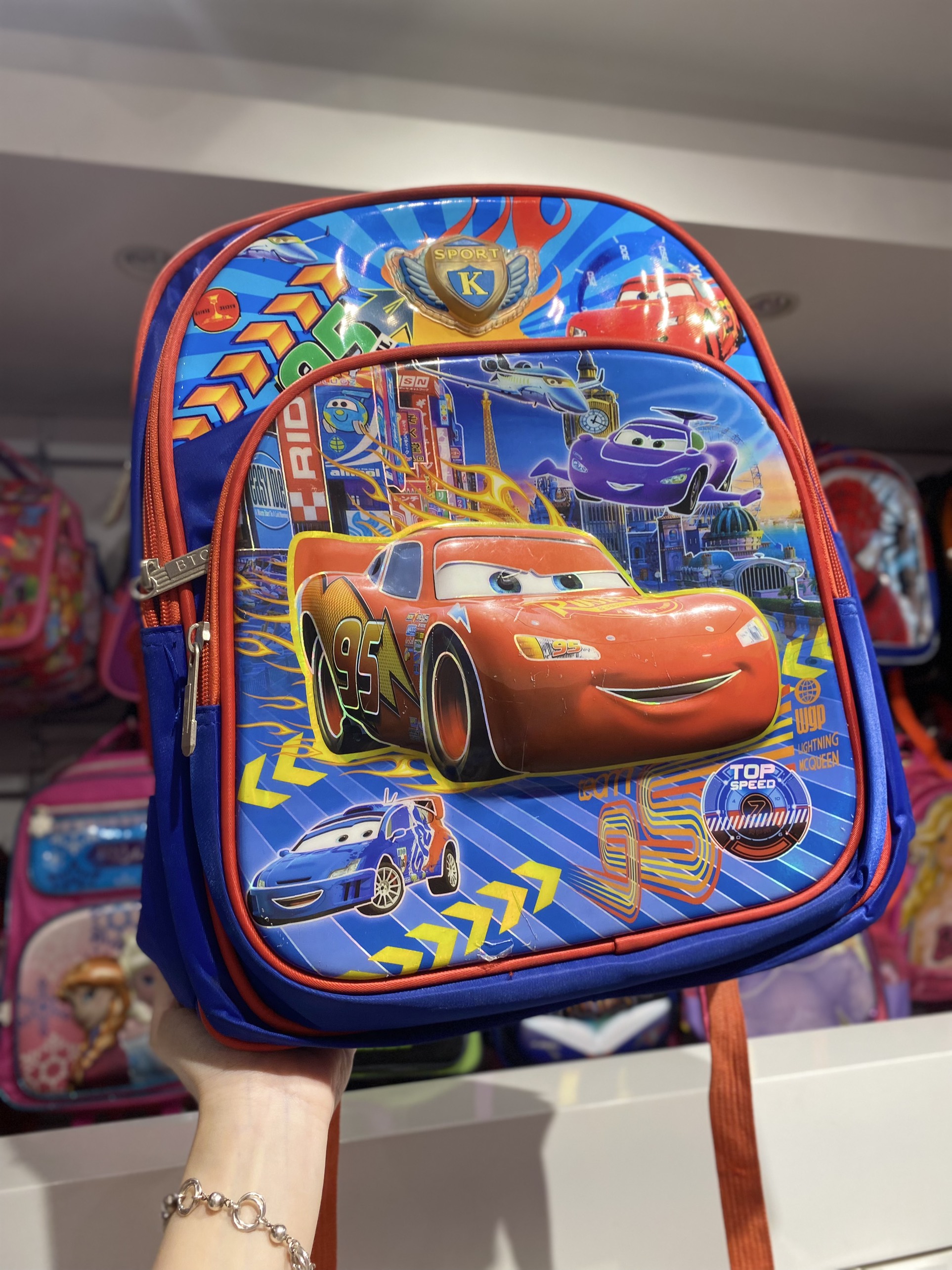 Balo 15&quot; 3D Cars95 dành cho các bé trai