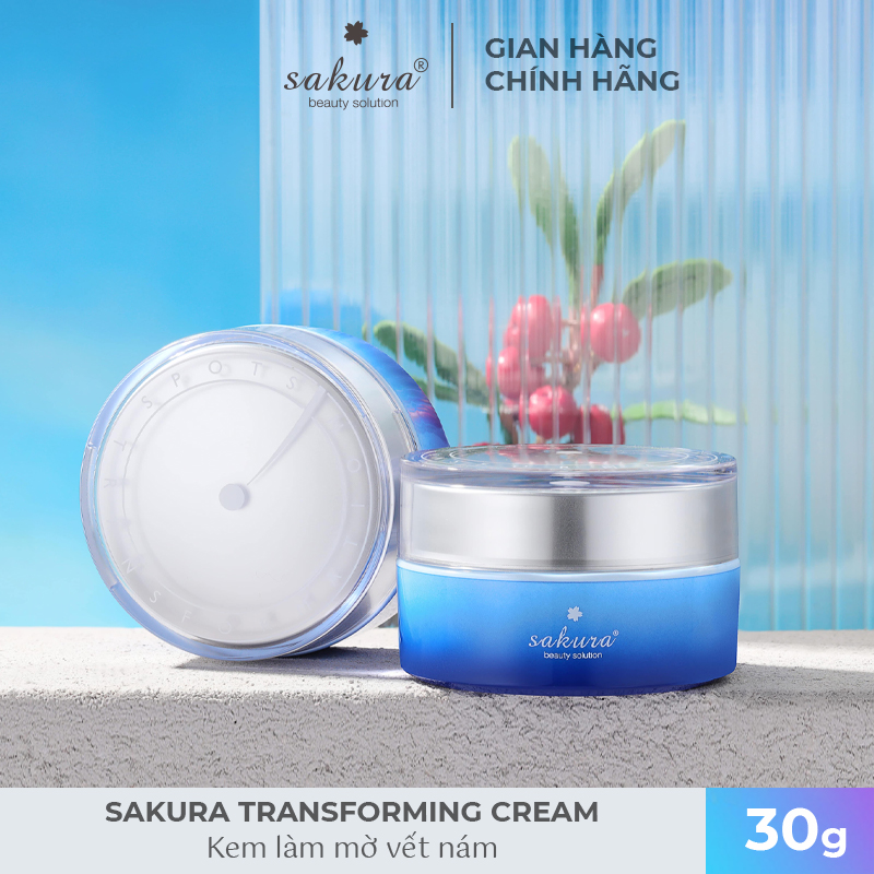 Kem làm mờ vết nám Sakura Transforming Cream 30g