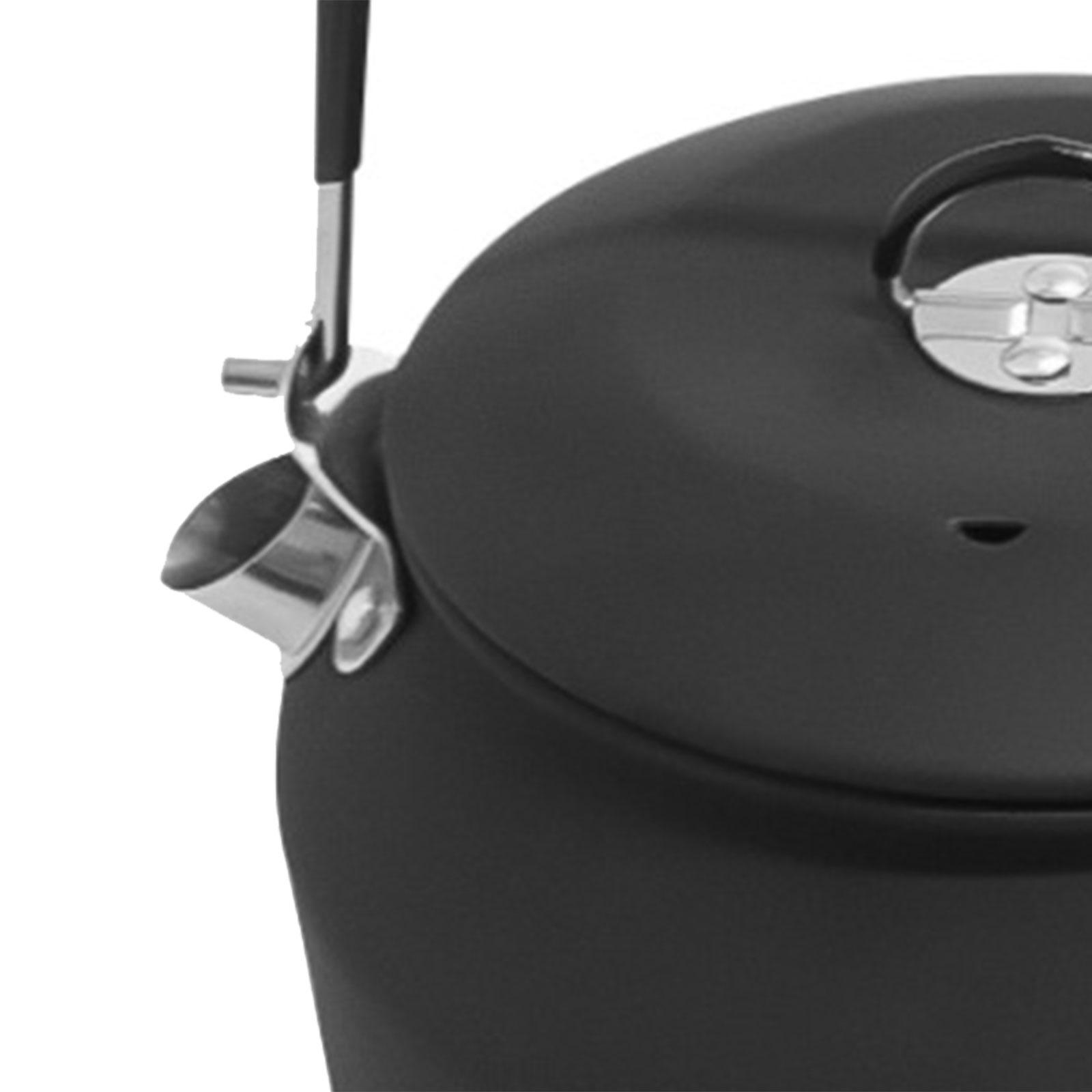 1.1L Outdoor Camping Kettle, Stainless Steel Tea Kettle, Compact Lightweight Coffee Pot