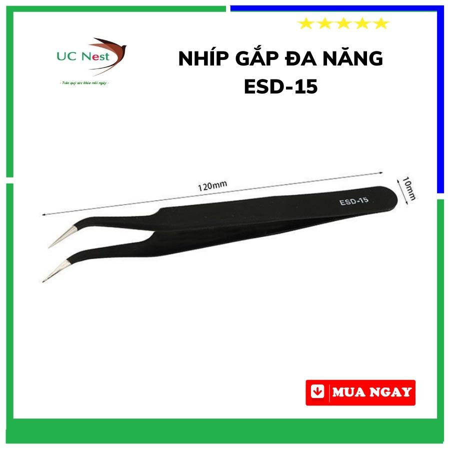 Nhíp gắp sticker gắp linh kiện điện tử cao cấp ESD 15